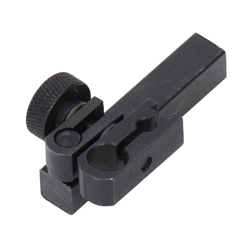 Fockety Dial Test Indicator Height Holder Bar 9mm x 9mm x 50mm & Sleeve Swivel Clamp Indicator Attachment 8mm 6mm Diameter Hole, Industrial Tools Height Adaptor with Clamps - Image 1